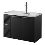 True TDR48-RISZ1-L-B-SS-1 - Draft Bar Cooler, two-section, 48